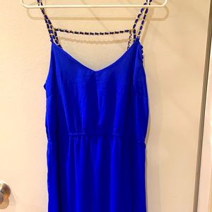 Blue maxi dress